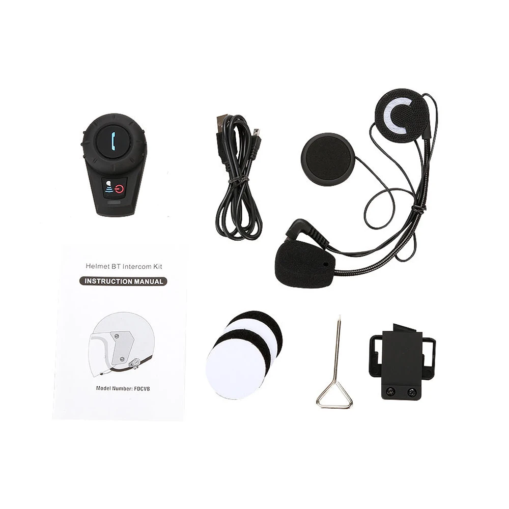 HOT-2x Bluetooth 500 м 2 всадники BT interphone мотоцикл велосипед шлем домофон гарнитура |