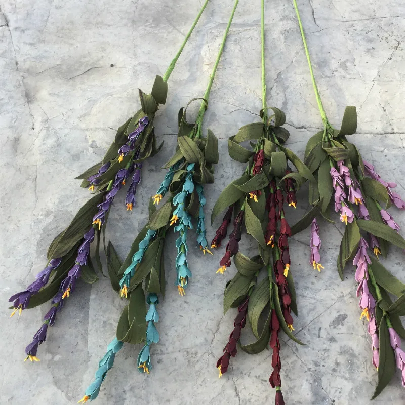 Искусственные Креветки с длинным стеблем 1 шт. цветочные наполнители в