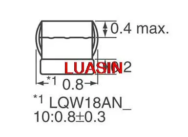 

Индуктор чипа 0805, 50 шт./лот, НГН, мА, LQW2BHNR10J03L, высокая частота, индуктивность обмотки Q