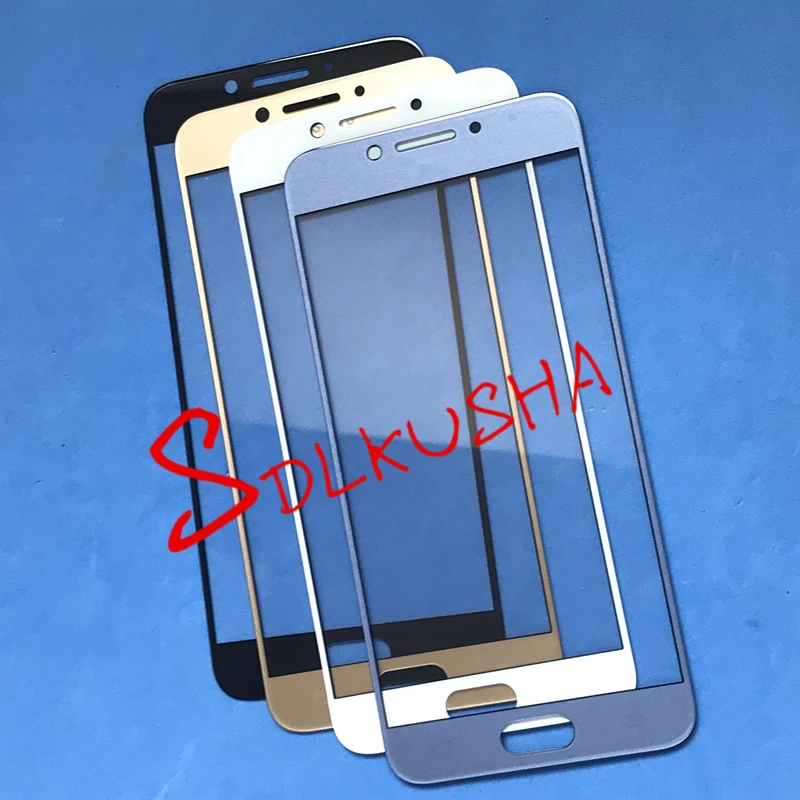 Передняя внешняя стеклянная линза Замена сенсорного экрана для Samsung GALAXY C5 Pro C5010