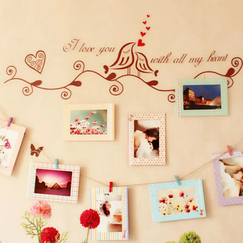 8 шт. бумажная фоторамка для фотоальбома 6 дюймов|porta retrato|paper photo frameframe wall |