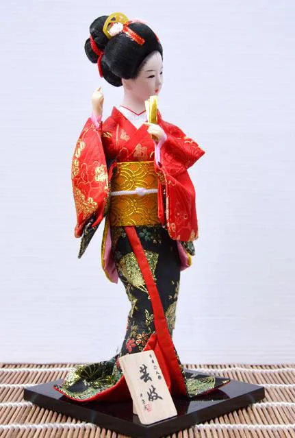 Аксессуары для украшения дома поделки японские фигурки кукла гейши с красивым