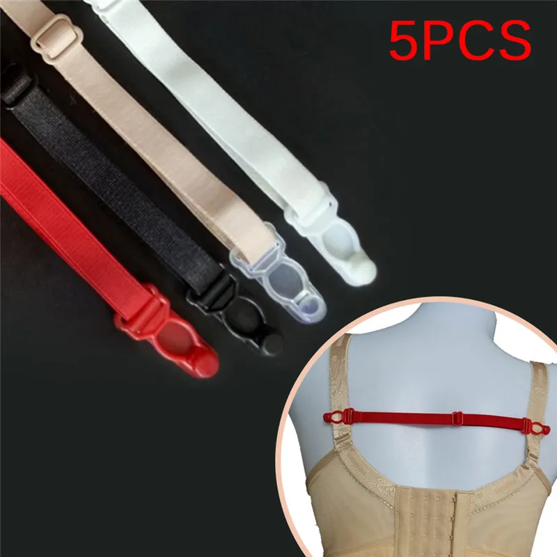 5PCS High Elastic Bra Strap With Non-slip Fasteners Underwear Buckle Extender For Accessories | Женская одежда