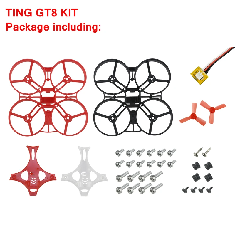 Оригинальный KINGKONG/ldarc крошечные GT7 GT8 рамка Комплект для DIY FPV мини скоростные