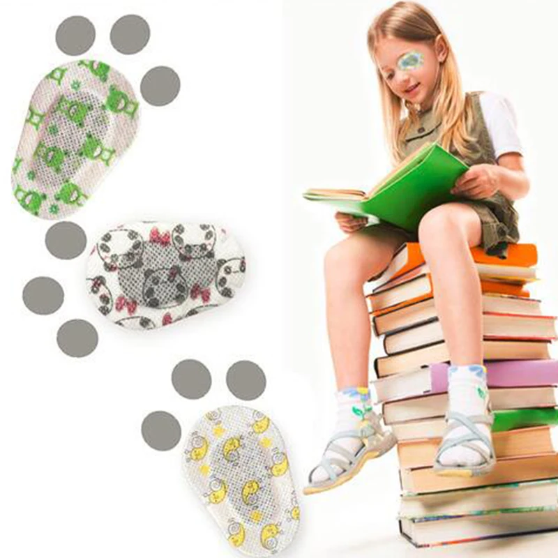 20 шт. мультфильм Amblyopia патчи для глаз Ребенок Amblyopia обучение Орто-оптическая коррекция глаз Дети окклюзии медицинская повязка на глаза