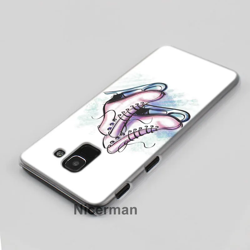 Чехол для телефона с фигурными коньками Go для samsung Galaxy A30 A50 A70 A80 A6 A8+ A7 A9 M10 M30 PC жесткий чехол