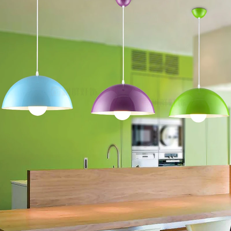 Современный многоцветный подвесной светильник в виде гнезда