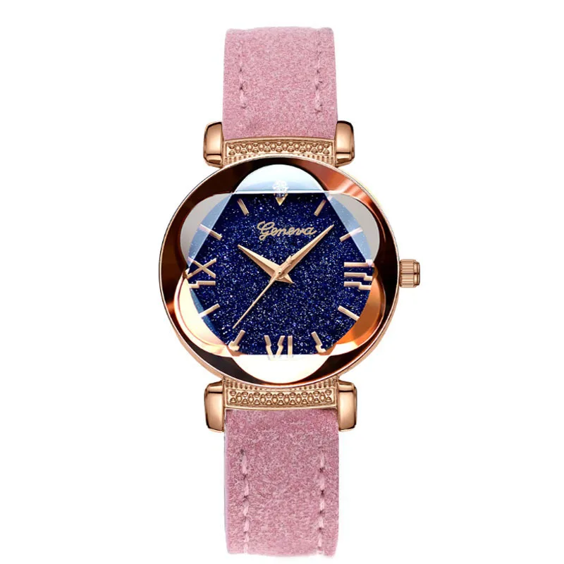 Relogio Feminino 2019 Geneva известный бренд часы Женские Простые аналоговые кварцевые