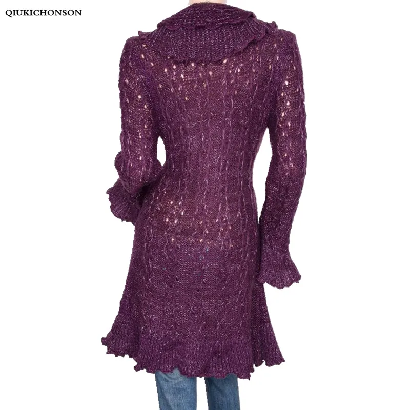 Винтаж шерстяной свитер 2018 женская обувь осенне зимнее пальто для женщин