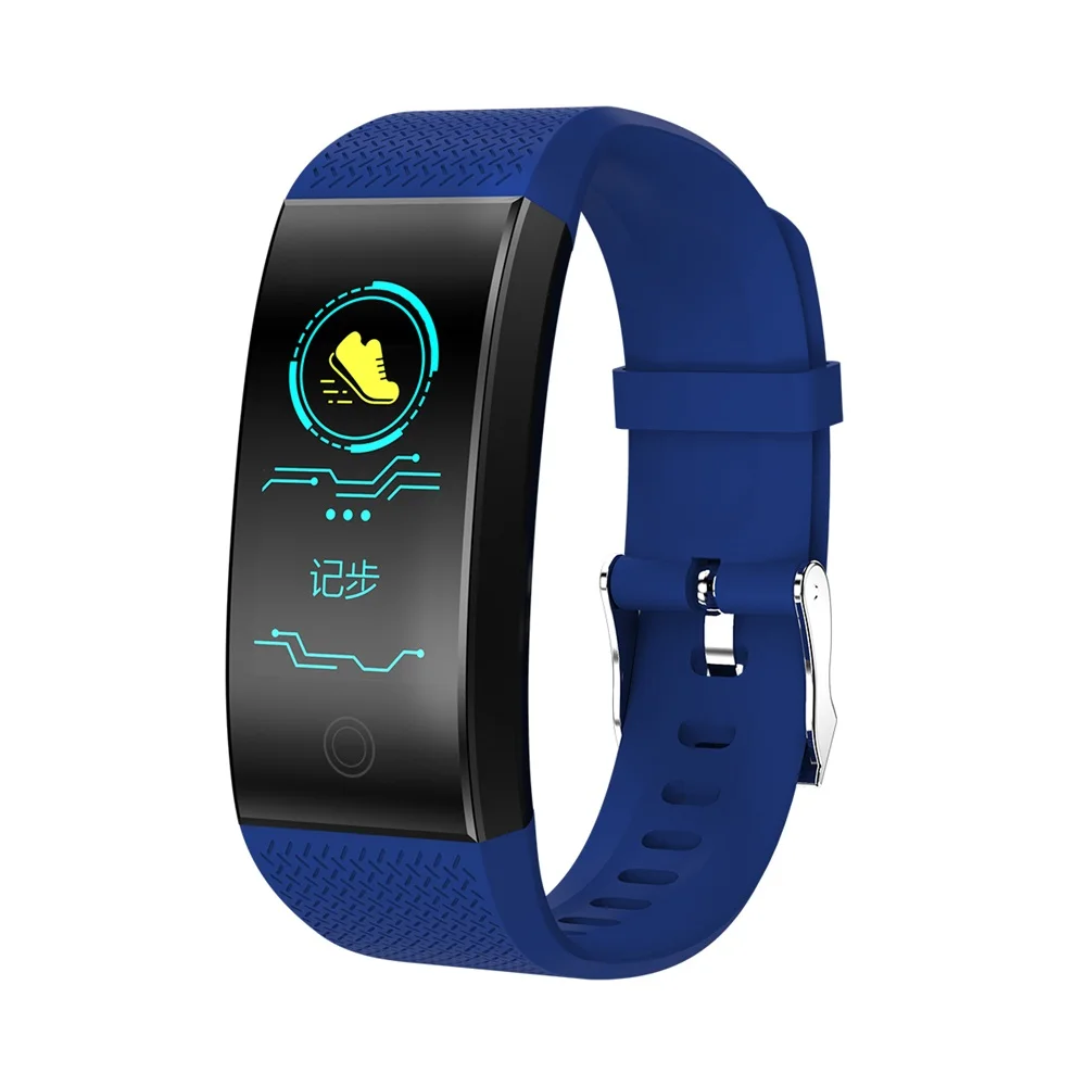 FATMOON QW18 Smart Bracelet 0.96'' Heart Rate Blood Pressure Tracker Bluetooth Waterproof Wristband for ios android Huawei |