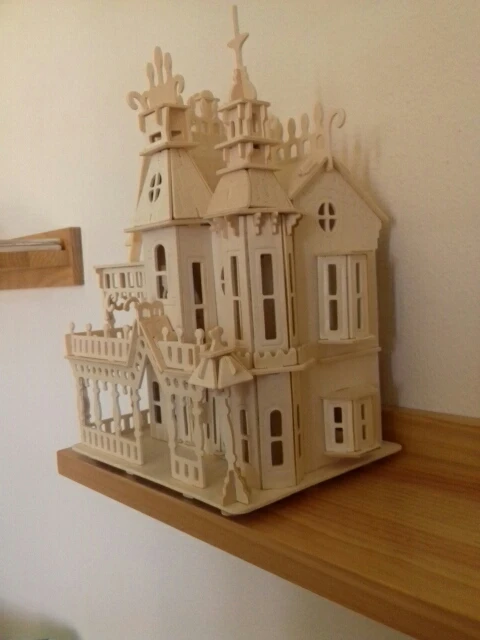 BOHS Викторианский кукольный домик игрушки фантазия вилла 3D головоломка DIY