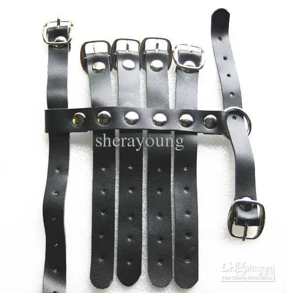 Leather 6-ring Penis Cock Ring Cage Adult SM Sex Product Toy YTJ800 | Красота и здоровье