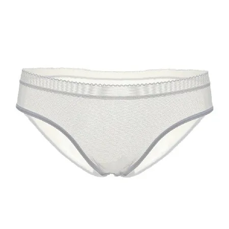 white 1855 L'bellagiovanna женские сексуальные трусики без швов, Краткие женские seethought нижнее белье для девочек из сетчатой ткани, качественное однотонное нижнее белье новое нижнее бельё для девочек для активного отдыха трусики 1853 - Цвет: white 1855