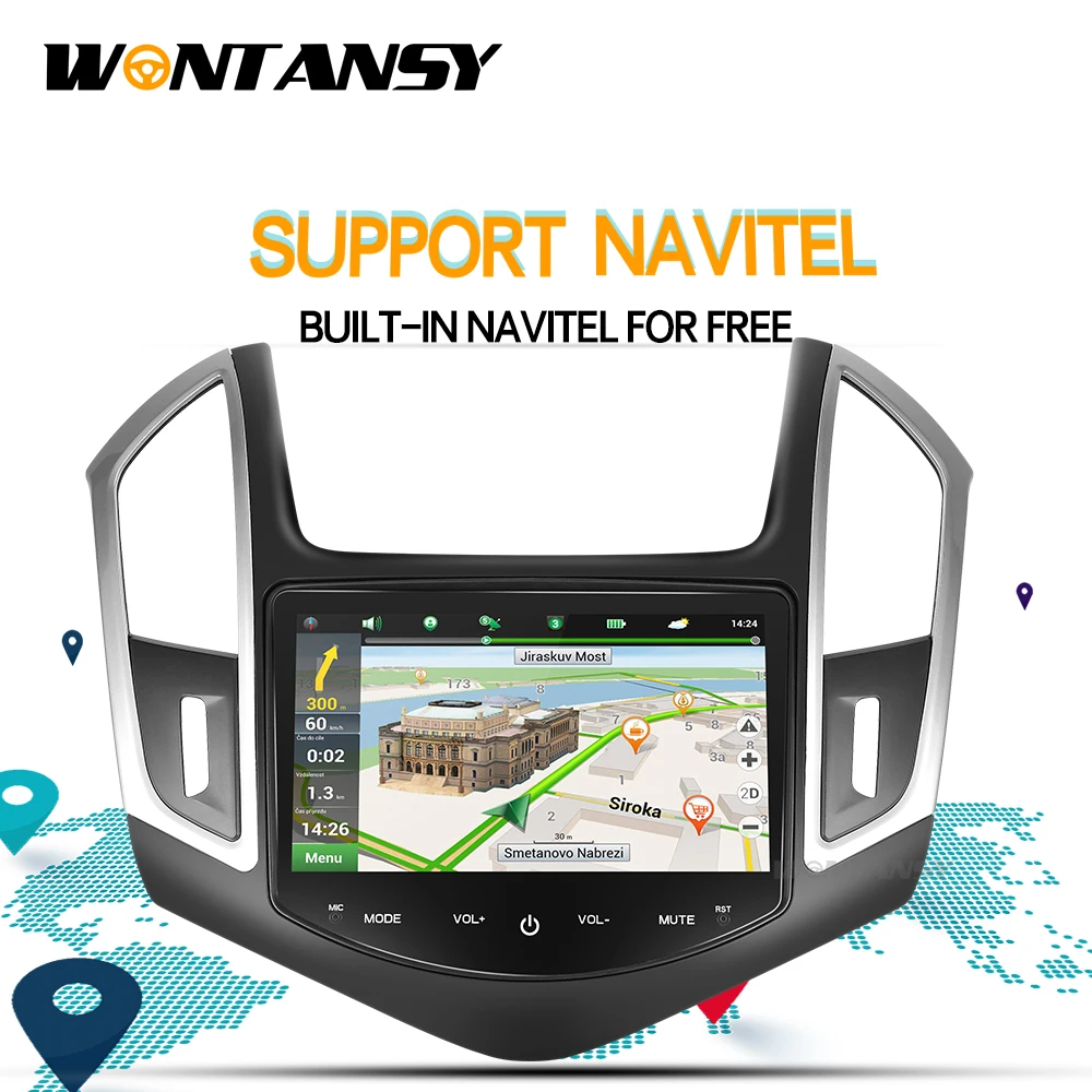 Android 9 0 автомобильный dvd gps плеер для Chevrolet Cruze 2013 2014 2015 с радио навигацией Поддержка
