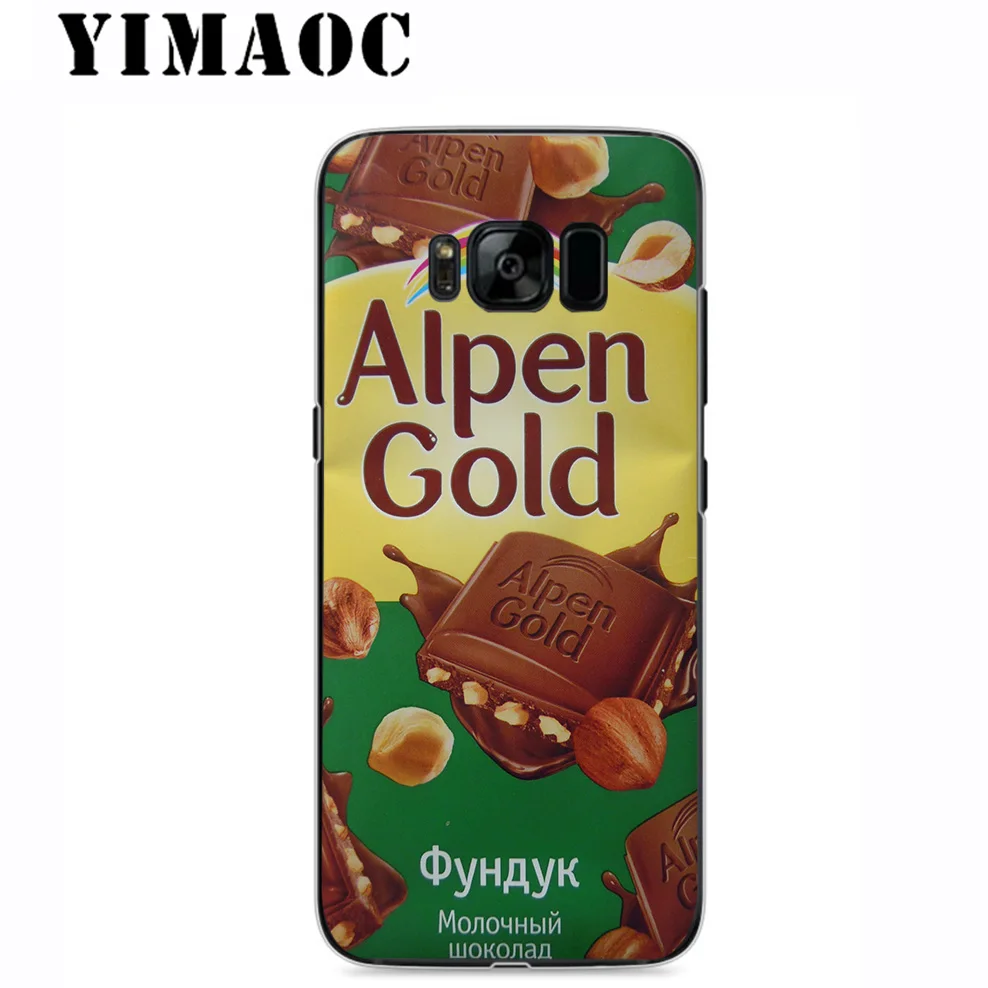 Alpen с изображением шоколада wonka Бар Мягкий силиконовый чехол для samsung Galaxy A5 A6 плюс