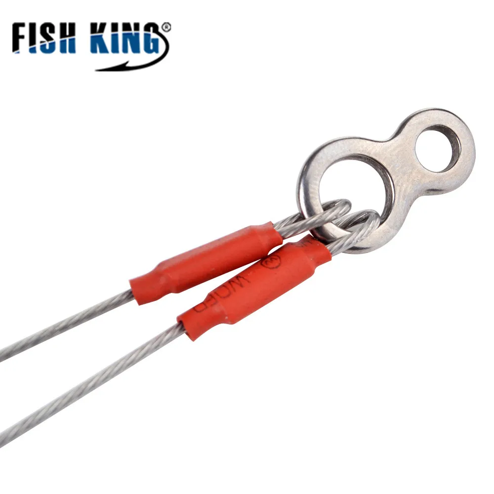 FISH KING 2 шт. крючок из нержавеющей стали для морской рыбалки 5/0-8/0 # серебристый