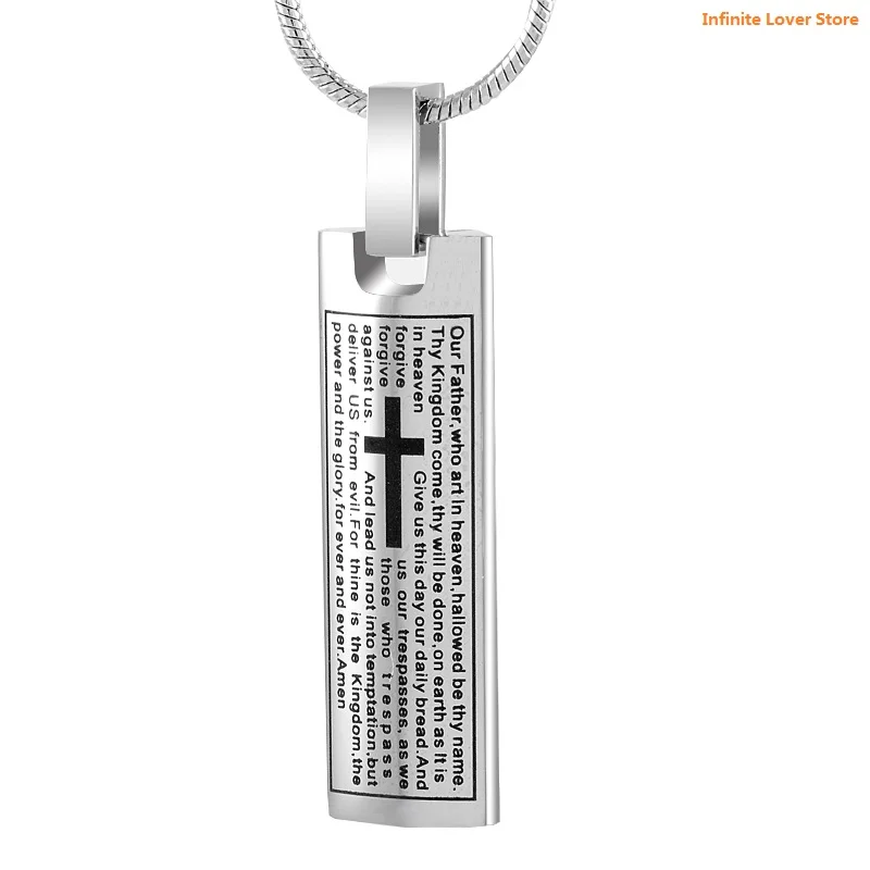 

IJD9205 похоронный крест из нержавеющей стали с надписью на английском языке, погребальные украшения для или памятные украшения