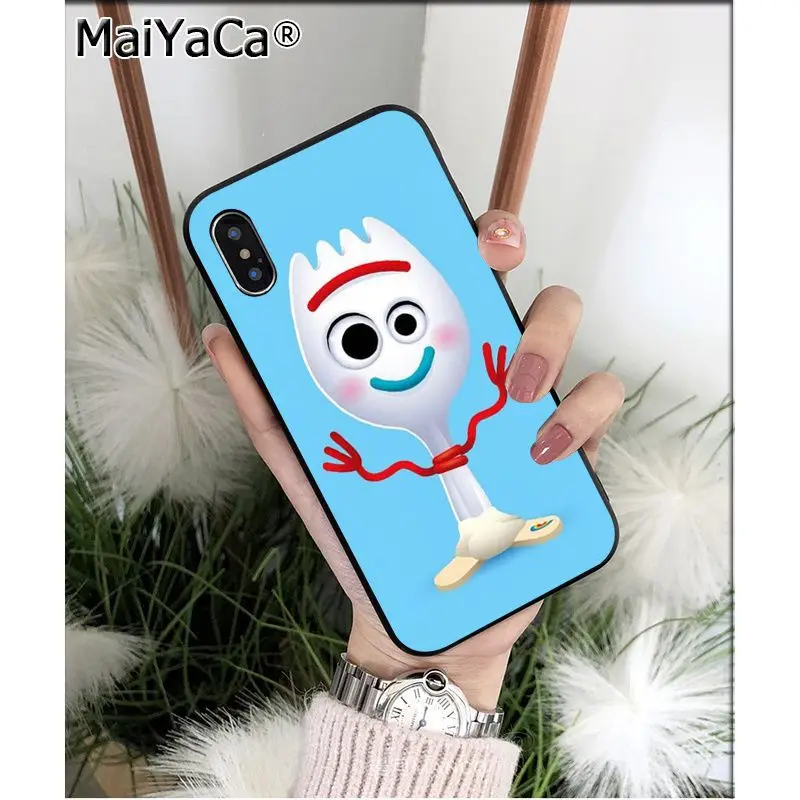 MaiYaCa мультфильм oy Story 4 Forky рукоделие принт рисунок чехол для телефона Apple iphone 11 pro 8 7 66S Plus X XS MAX 5s SE XR