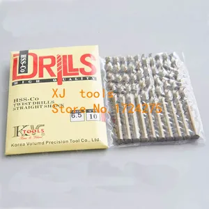 Сверла кобальтовые из быстрорежущей стали M35, 10 шт., 1,0-8,5 мм, специальные сверла из быстрорежущей стали (1 мм2 мм3 мм4 мм5 мм6 мм7 мм8 мм) мм)