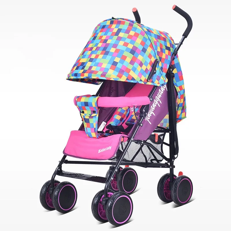 Летние легкие Детские коляски зонт складной автомобиль может сидеть лежать