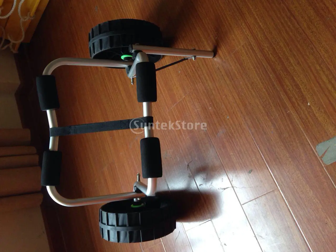 

1 x Kayak Jon Boat Canoe Gear Cart Trailer Carrier Trolley Wheel Black