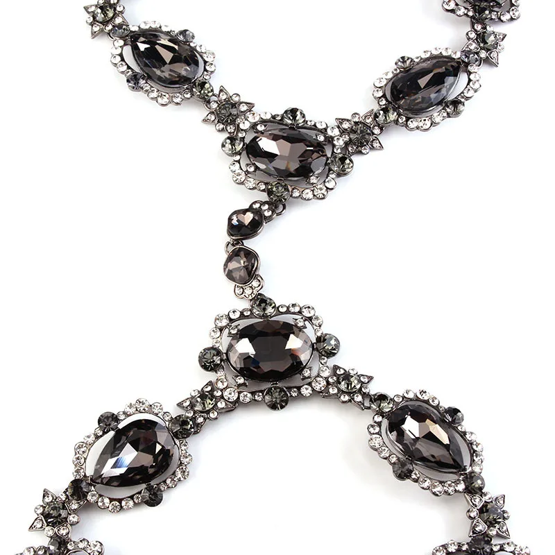 MYDANER модное сексуальное ювелирное изделие для живота Женский Хрустальный