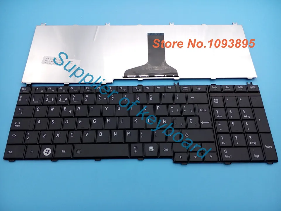 Новая испанская клавиатура для ноутбука Toshiba Satellite C650 C655 C655D C660 L650 L655 L670 L675 L750 L755 |