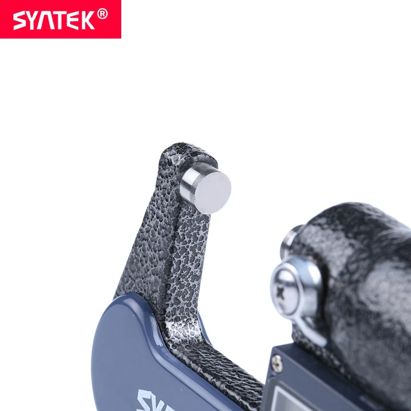 Syntek 0 001 мм электронный цифровой внешний микрометр 25 50 1 2 дюйма Калибр измеритель