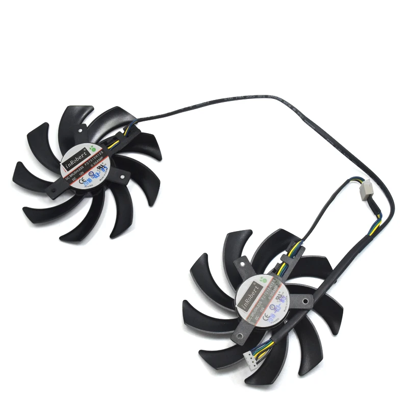 Кулер с двумя шарикоподшипниками 85 мм для видеокарты XFX RX 470D 4G 560 280X 3G 290X 8G 570
