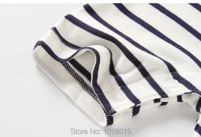 New 2019 Summer 100% Cotton Ropa Bebe Brand Newborn Baby Boys Clothing Creepers Jumpsuits Short Sleeve Rompers Clothes |