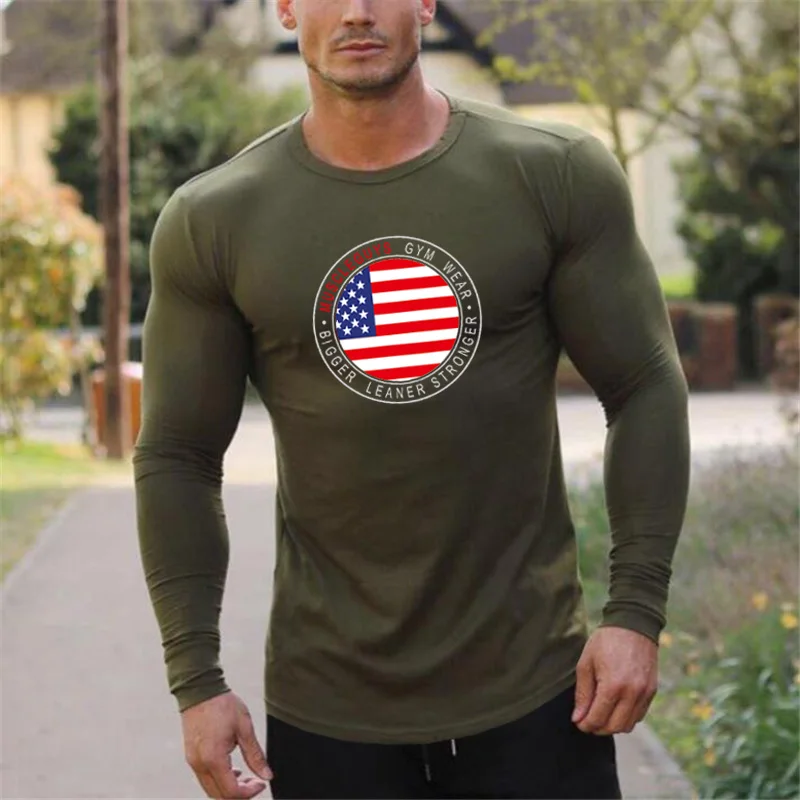 Бренд 2021 новая одежда тренажерные залы Tight футболка мужские фитнес homme Сель с