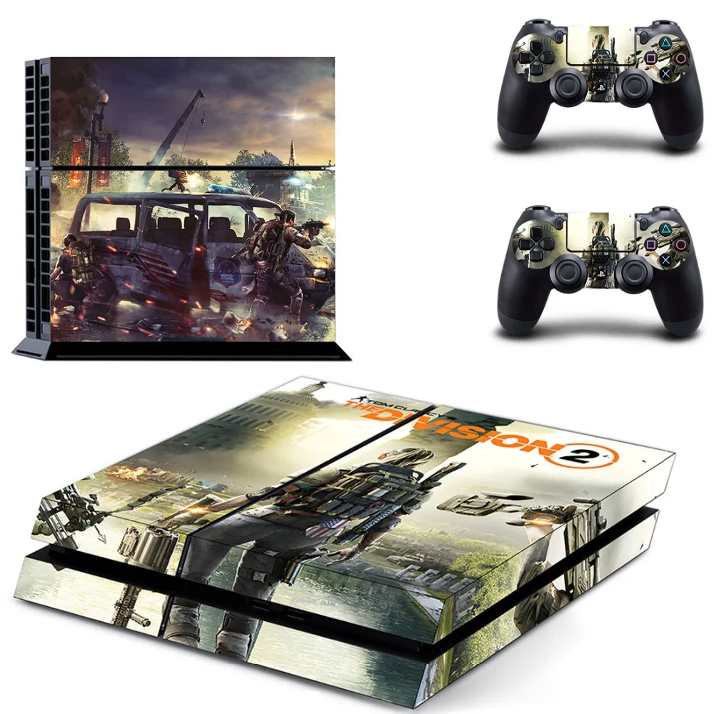 Наклейки Tom Clancy's The Division 2 для консоли Sony PlayStation 4 и контроллеров PS4|Наклейки| |