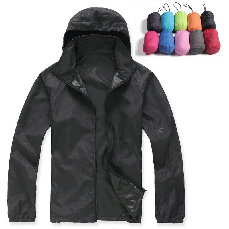 

Men Women Skin Quick Dry Camping Hiking Jackets 2017 Climbing Trekking Outdoor Sport Coat Waterproof Sun-Protective Jacket,AM034