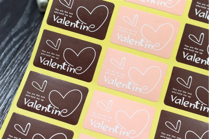 

Ynaayu 60pcs/set Valentine Sticker Love Sealing Stickers Pudding Bottles Cookie Boxes Decorative Stickers For Party Supply