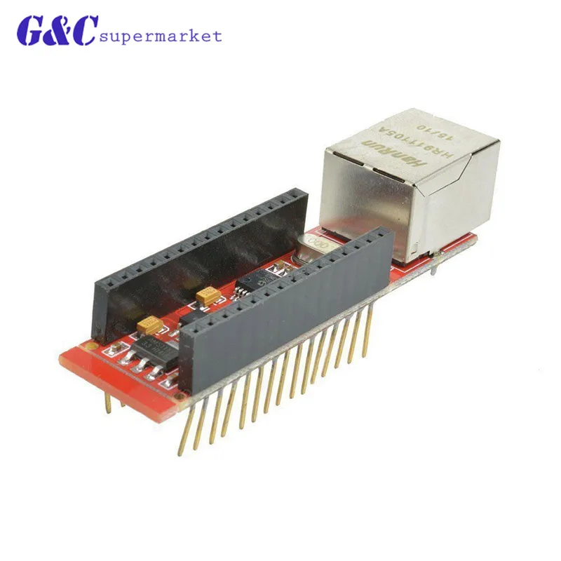 Nano V3 Ethernet щит ENC28J60 микрочип HR911105A веб сервер плата модуль для Arduino 3 0|Интегральные