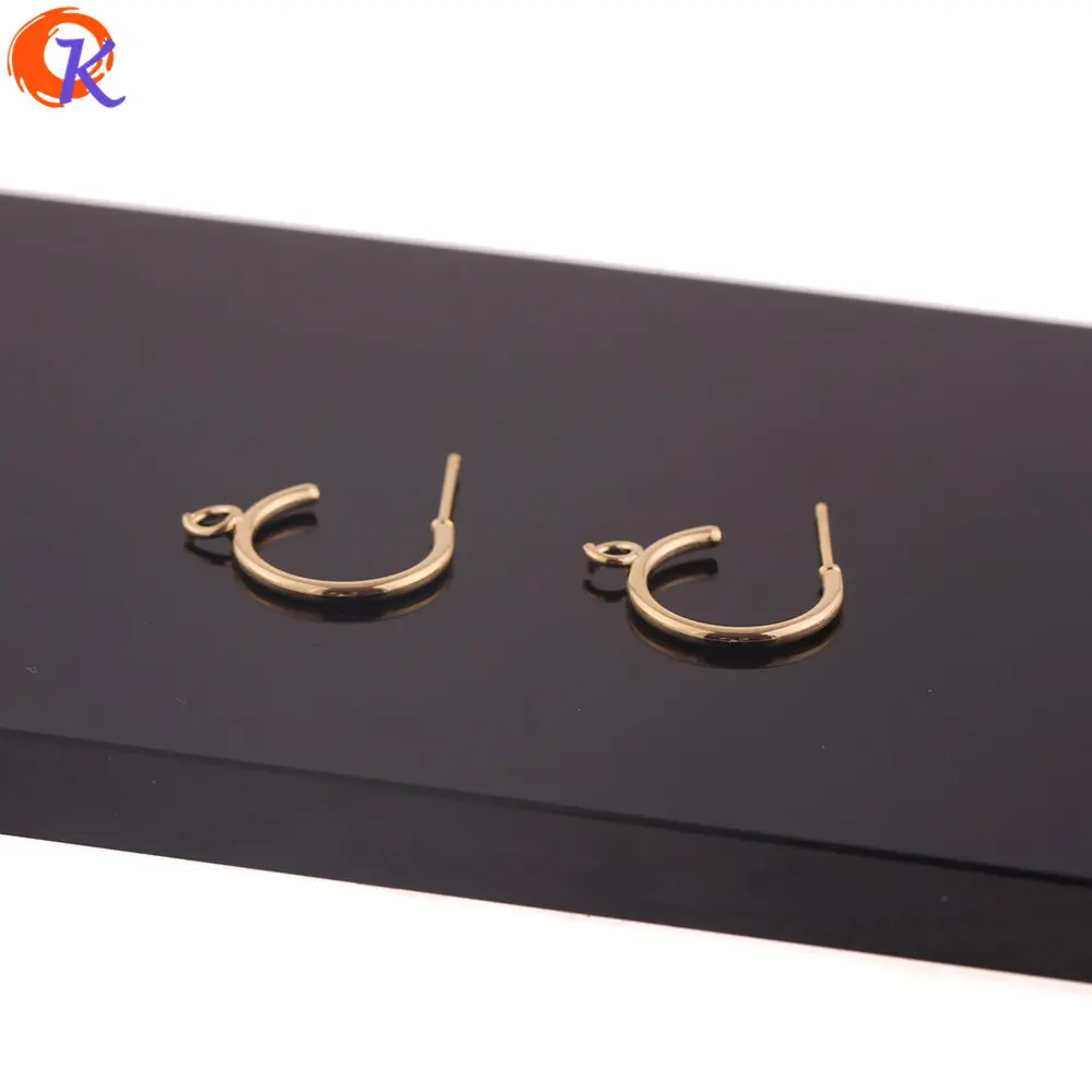 

Cordial Design 50Pcs 18*20MM Jewelry Accessories/Earring Stud/DIY Earring Making/Genuine Gold Plating/Hand Made/Earring Findings