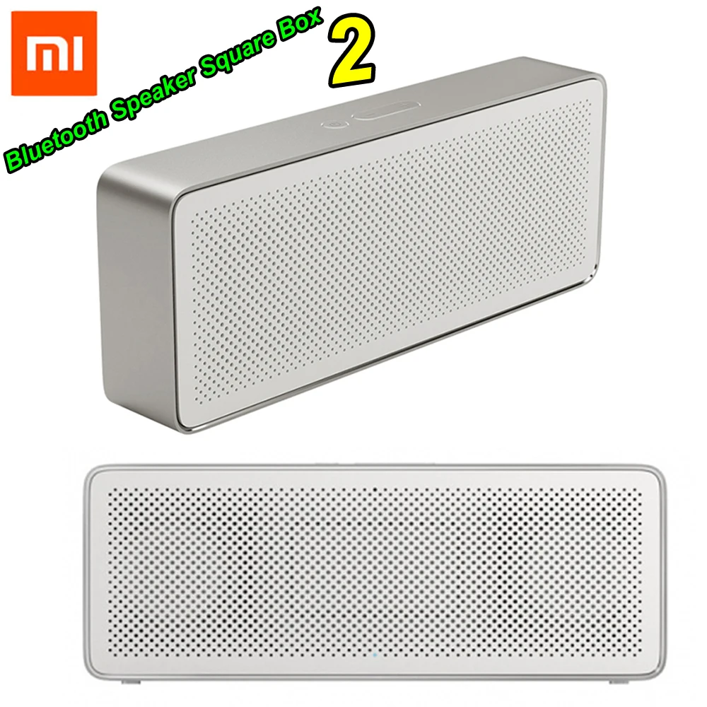 Bluetooth Колонка Xiaomi Mi квадратная коробка 2 портативная стереоколонка 4 HD высокое