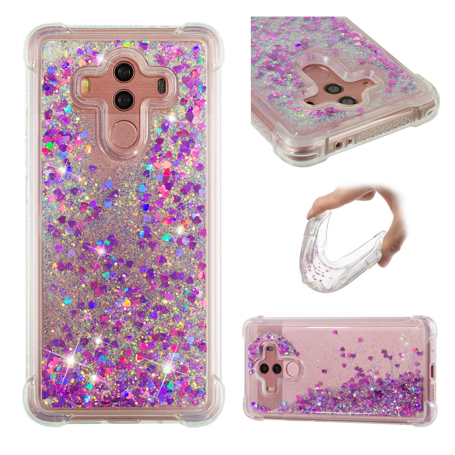 Чехол для Huawei Mate 10 Pro Dynamic Liquid Quicksand BLA-L09 BLA-L29 Mate10 блестящий чехол BLA L29 L09 TL00 Funda Coque |