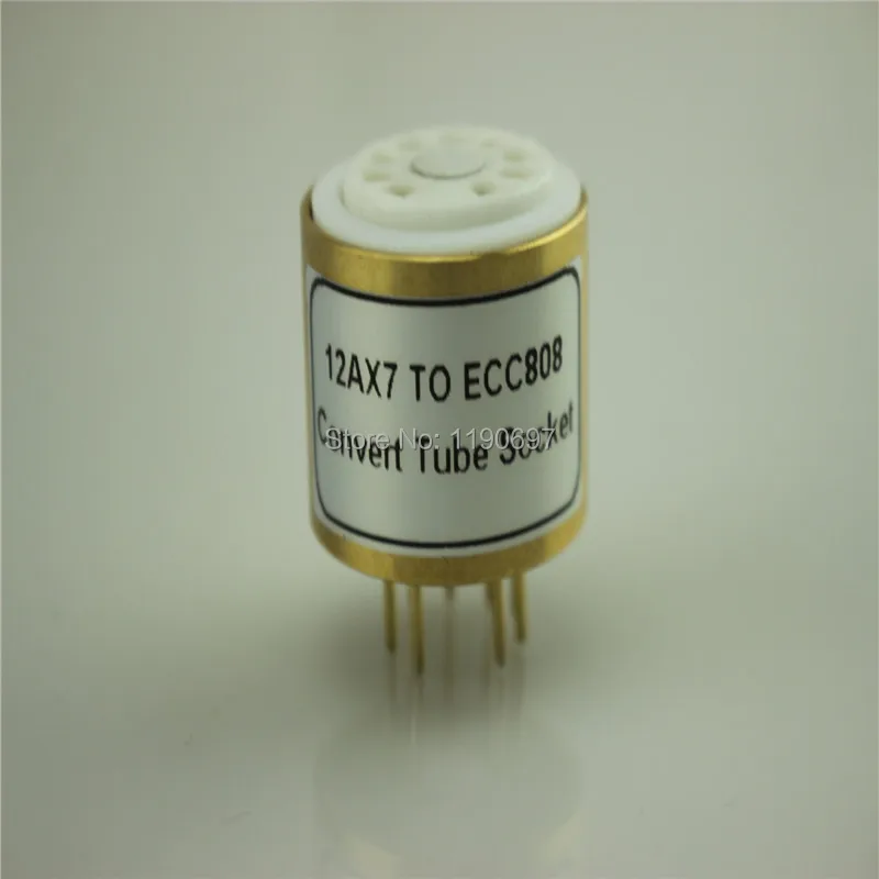 1 шт. 12AX7 ECC83 (12AU7) (сверху) в ECC808 (снизу) 9 контактов трубка DIY звуковая вакуумная