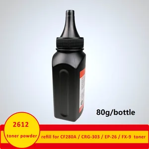 Xiangyu Q2612A 12a Black Toner Powder Compatible for 2612A C7115A 7115 CE505A 505 Q7553A Q5949A CF280A for CRG-303 EP-26 FX-9