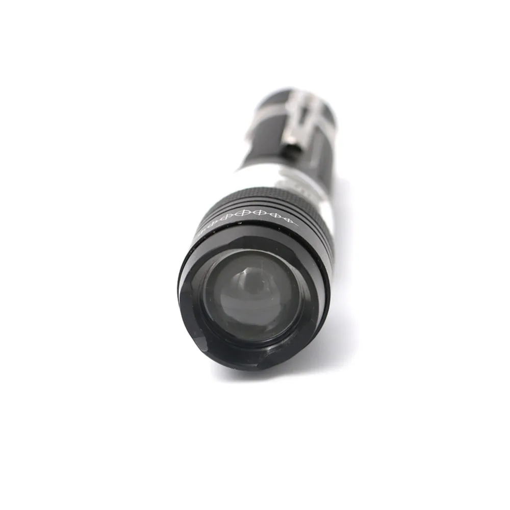 USB Handy LED Torch Usb Flash Light Pocket Rechargeable Flashlight 3 Modes Zoomable Lamp For Hunting By 18650 Battery | Лампы и