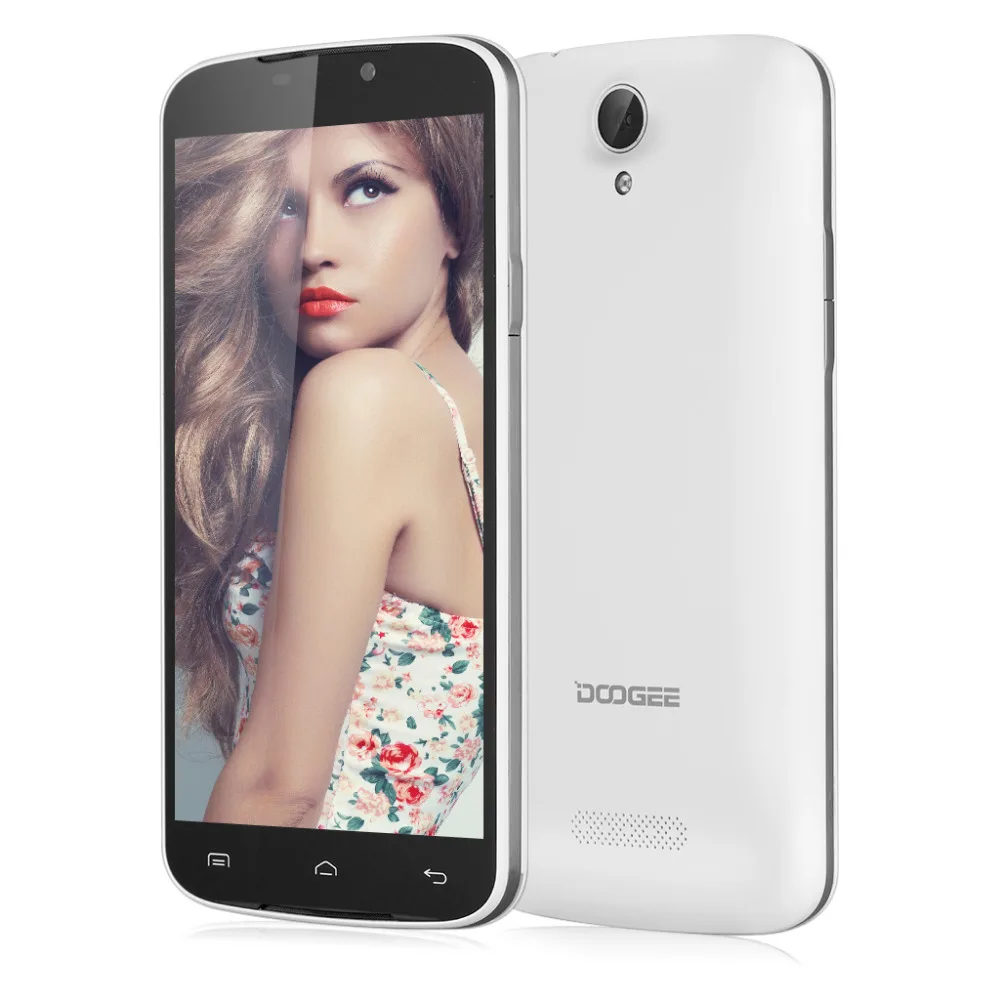 Оригинал DOOGEE X6 MTK6580 4 ядра смартфон 5 дюйма 1280*720 Android 1 сотовый телефон 3000 mAh