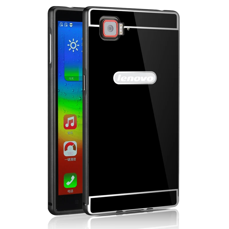 Для Lenovo Vibe Z2 Pro Чехол для телефона Роскошный металлический каркас зеркальная