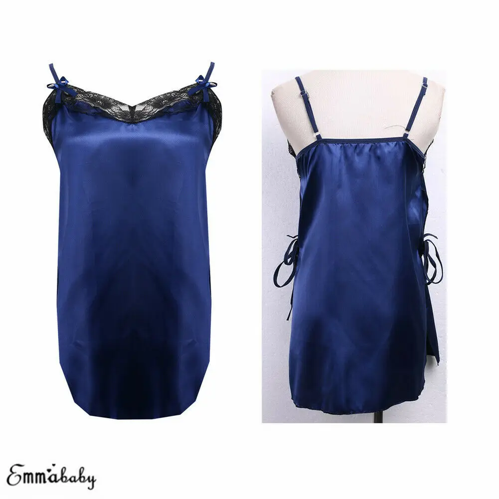 Новое женское сексуальное белье кружевное платье Babydoll без рукавов с v-образным