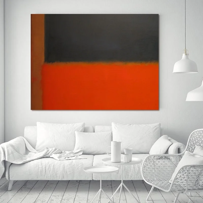 Художественный постер Mark Rothko психоделическая масляная живопись Классическая