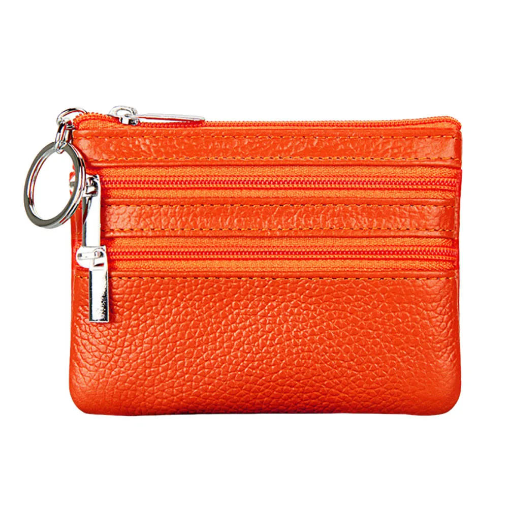 Xini женские кожаные сумки walletsSmall мелкие деньги карманные кошельки Брелок чехол Mini Poch Zipper Carteira Feminina# es5