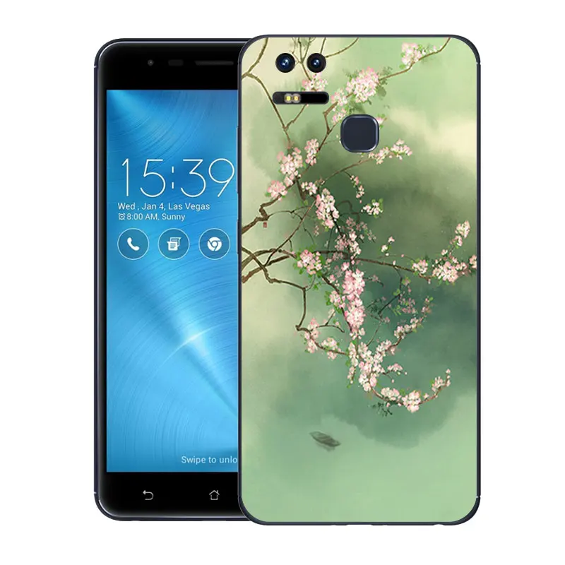 Модный чехол для Asus Zenfone 3 Zoom Ze553kl с кокосовым принтом мягкая задняя крышка из ТПУ
