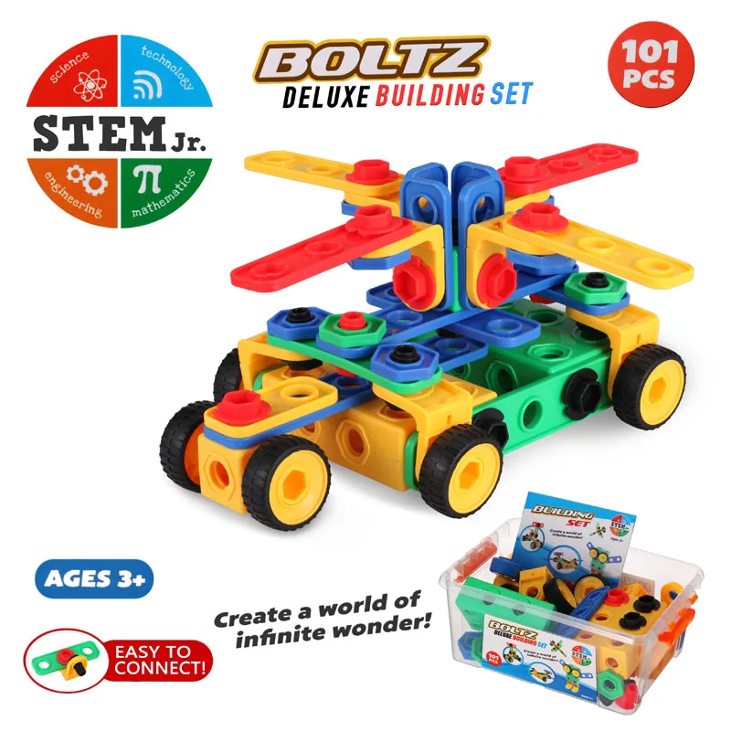 

Children DIY STEM Assembling Blocks 101Pcs Screwing Blocks Children Educational Toys Creative Toys Assembling Toys Kids Gifts