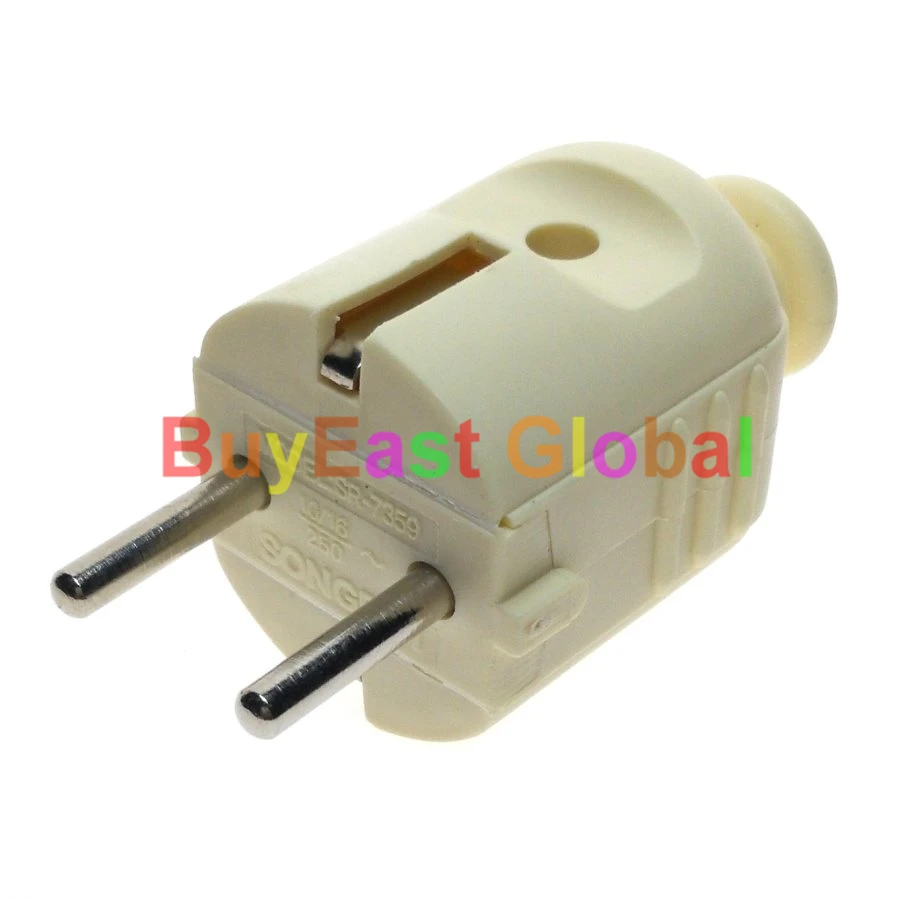 ЕС Schuko немецкий русский Тип F DIY многоразовая Вилка питания AC100 ~ 250V 16A|plug type|plug fplug