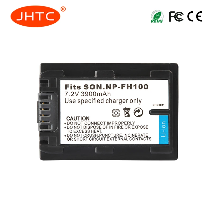 Аккумулятор на 3900 мА · ч для Sony NP FH100 SX40R SX41 DCR SX40 FH90 FH70 FH60 FH40 FH30 FP50 SR42E SR45E|np fh100